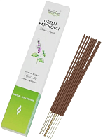 Благовония Green Patchouli Premium Masala (Зелёный Пачули), 10 шт, Aasha Herbals